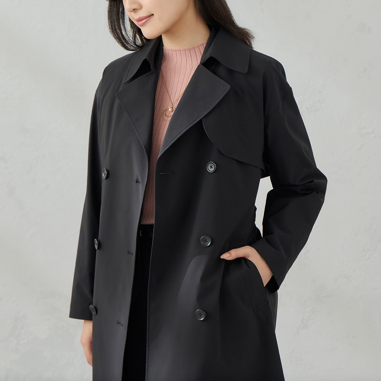 可拆卸防水弹力风衣内衬