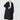 Bishu Japanese Fabric Wool Blend Collarless Coat - Black_06