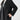 Bishu Japanese Fabric Wool Blend Collarless Coat - Black_07