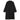 Bishu Japanese Fabric Wool Blend Collarless Coat - Black_10