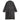 Bishu Japanese Fabric Wool Blend Collarless Coat - Black_13