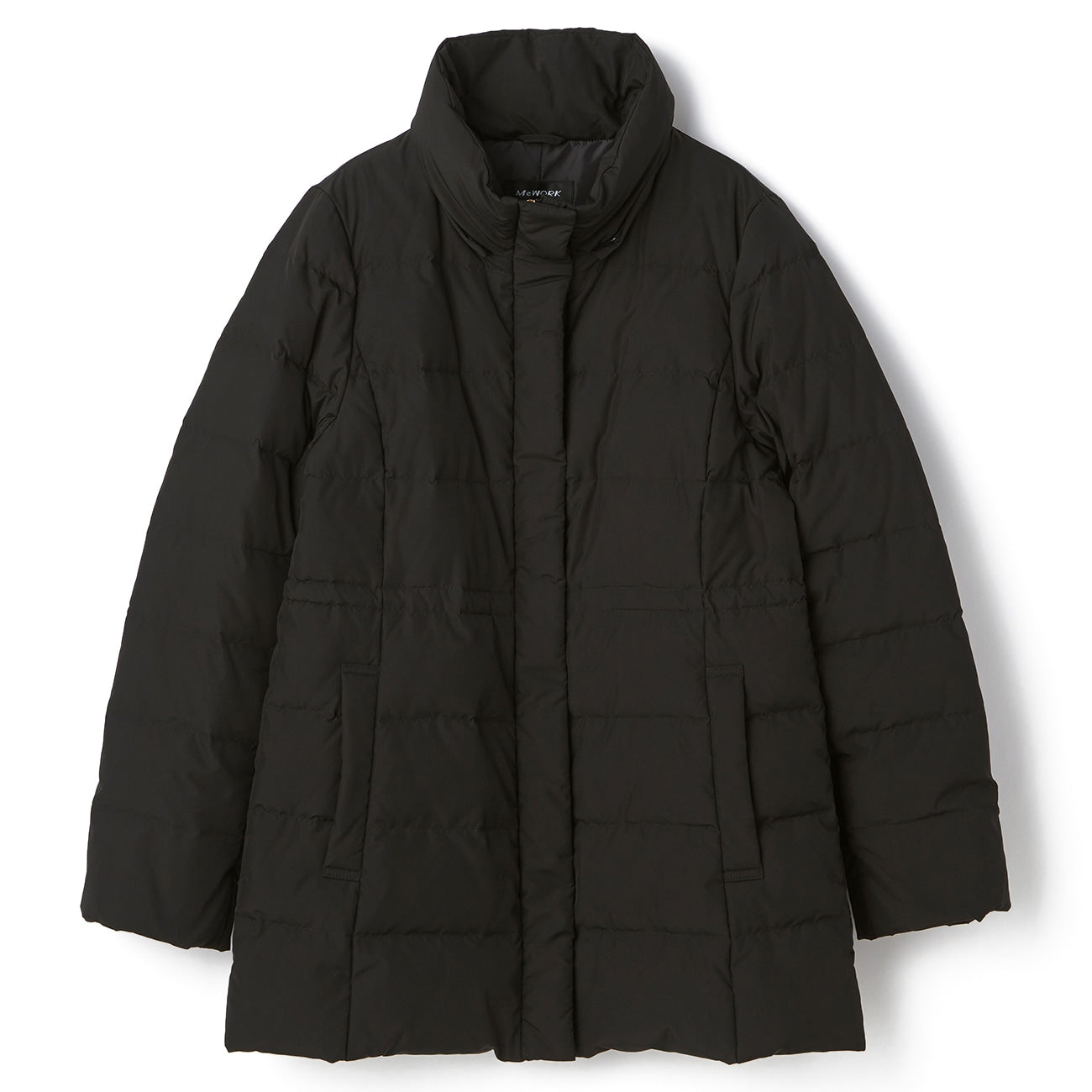 可拆式連帽羽絨外套 - 黑色_08