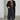 Japanese Fabric Long Coat with Belt - Black_06