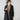 Japanese Fabric Long Coat with Belt - Black_05