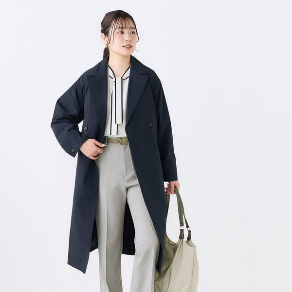 3-Way Water-repellent Trench Coat with Quilted Vest [A30_HO226KJ1