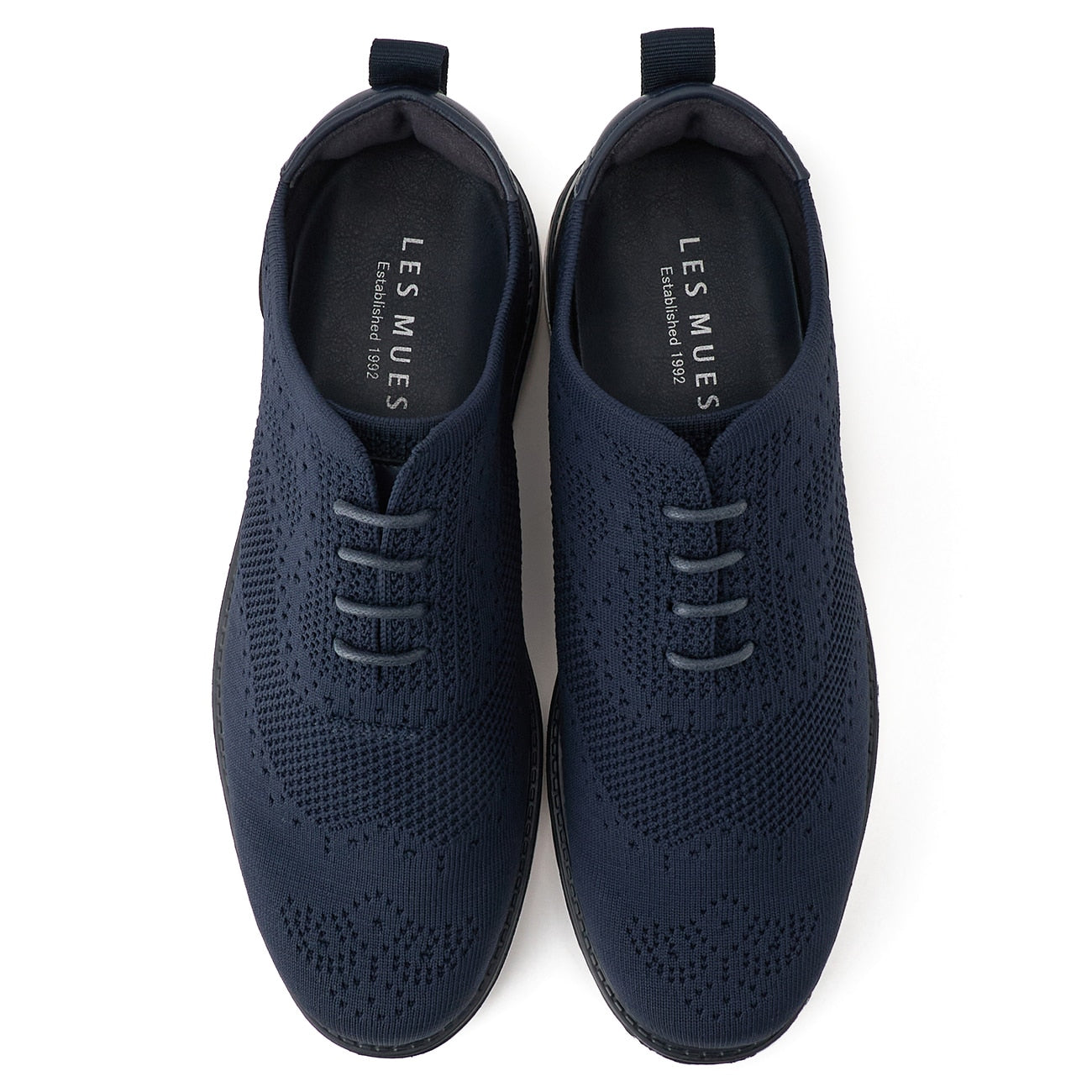 防潑水 運動鞋，附可調節鞋墊 -深藍