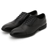 Lightweight Himeji Leather Cap-toe Oxford Shoes - Black_01