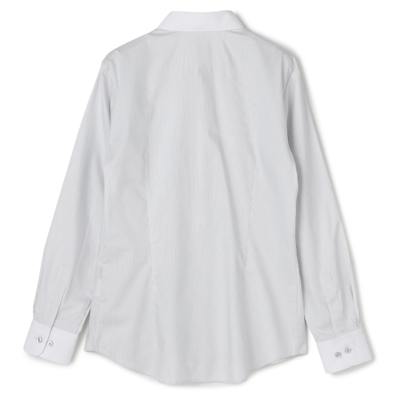 防紫外线对比领条纹衬衫 -灰