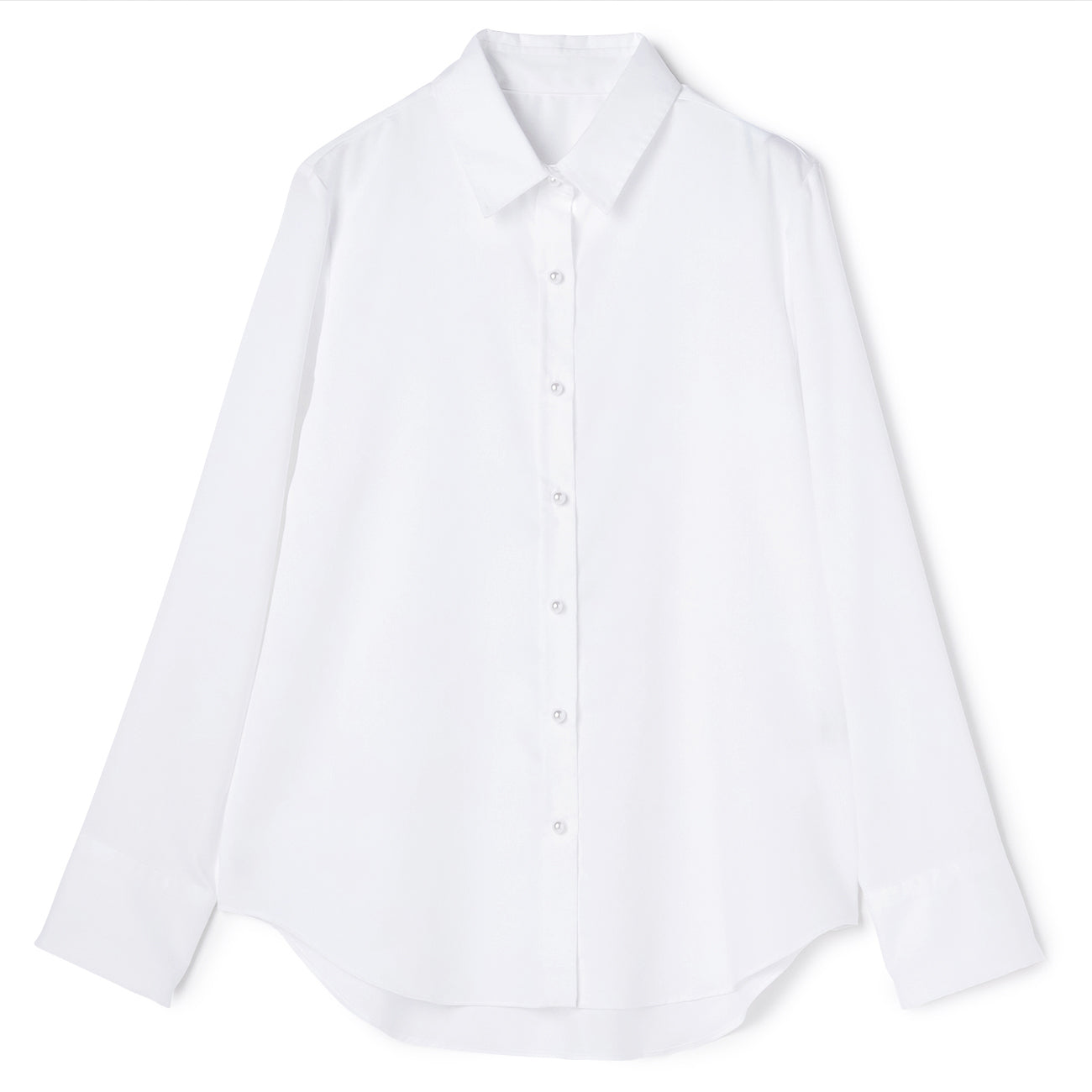 White Pearl Button Shirt_01