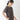 Front-Tuck Short Sleeve Blouse with Metal Accent_01