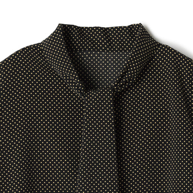 Dots Bow Tie Blouse_11