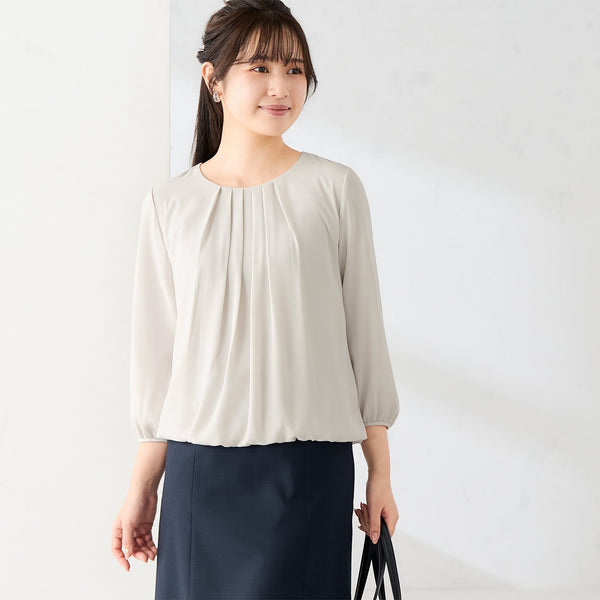 Front Tuck Blouse [A37_HB226MT128] | AOKI GLOBAL