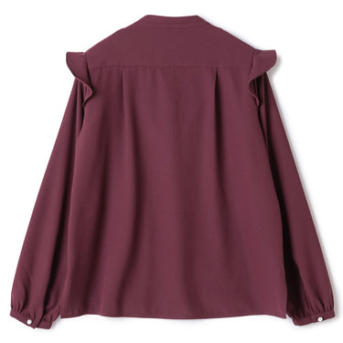 Tucked Blouse with Detachable Bow Tie_15