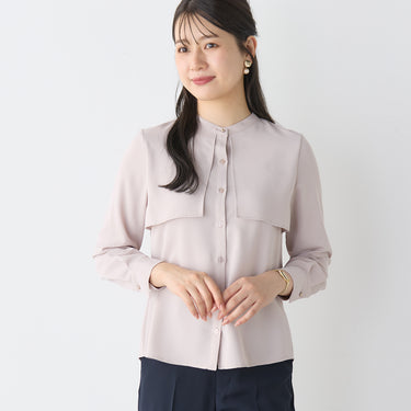 Cape-Style Design Blouse_03