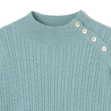 High-neck Cable Knit Sweater_12