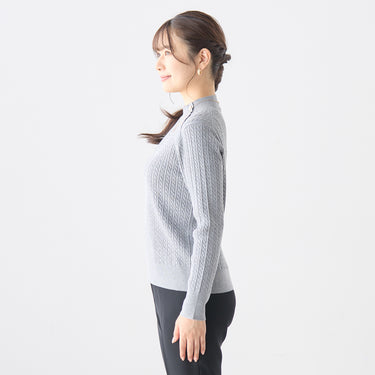 High-neck Cable Knit Sweater_19