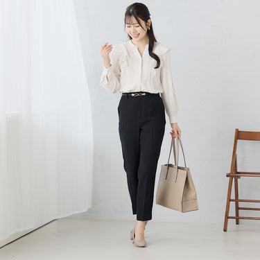 Ruffle Tucked Blouse_06