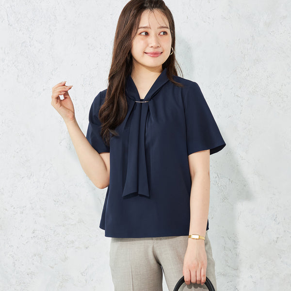 トップス coyseio BOW BLOUSE CHECK BOW BLOUSE CHECK - coyseio