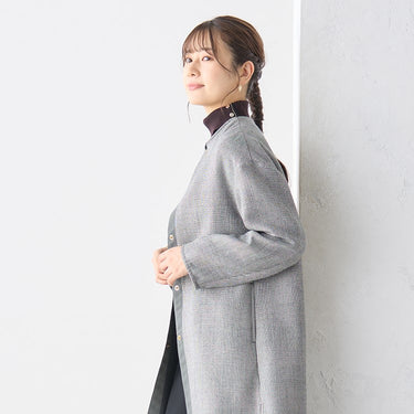 Contrast Color Turtleneck Knit_21