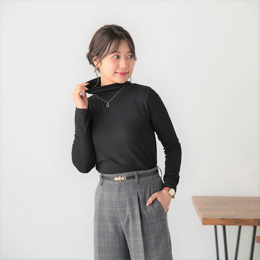 Rib Turtleneck T-Shirt_01