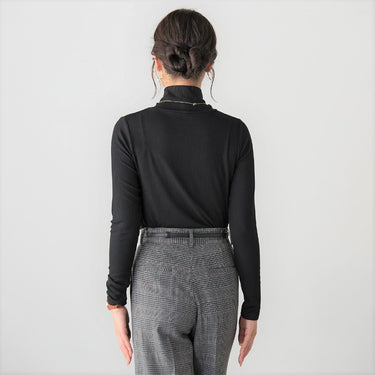 Rib Turtleneck T-Shirt_07