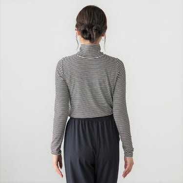 Rib Turtleneck T-Shirt_17