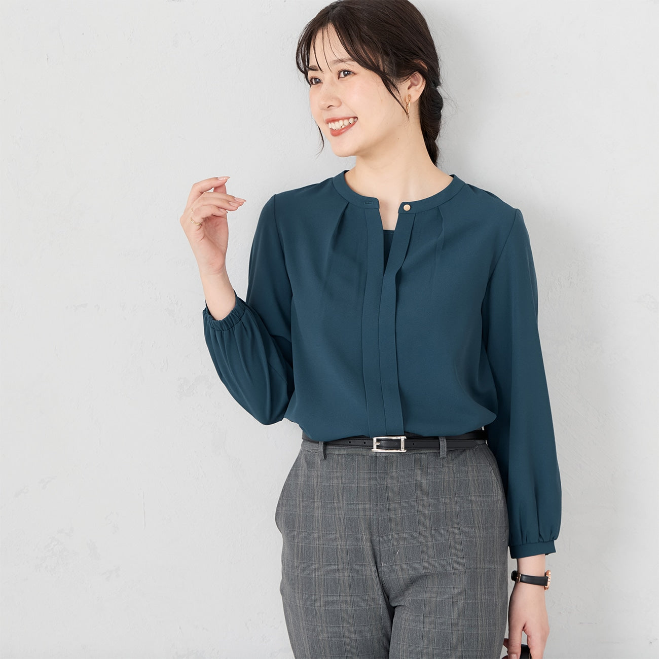 双向褶裥上衣_20