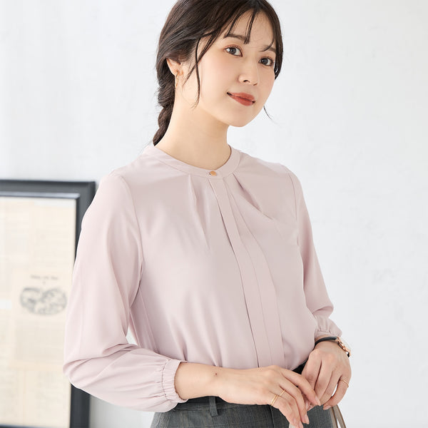 bowa ボウエー •2WAY BLOUSE 2-Way Tucked Blouse [A37_MW25A01M] | AOKI GLOBAL
