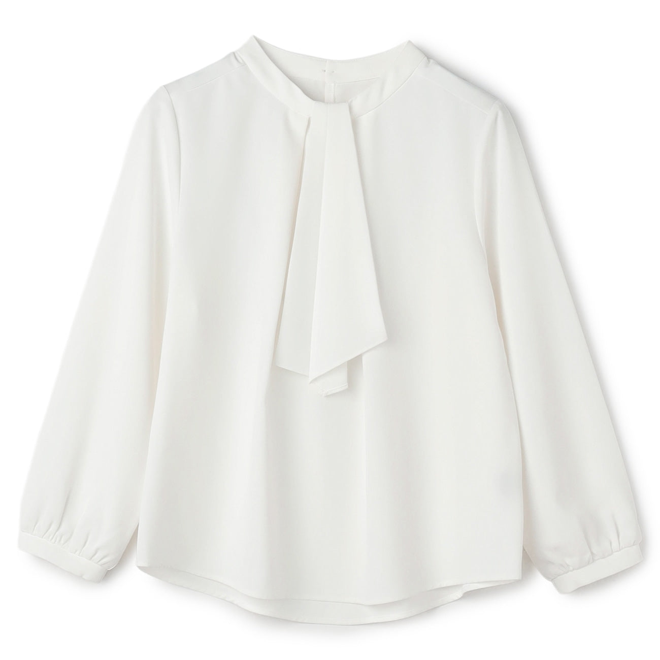三褶荷葉邊領口可拆卸飾品襯衫_59