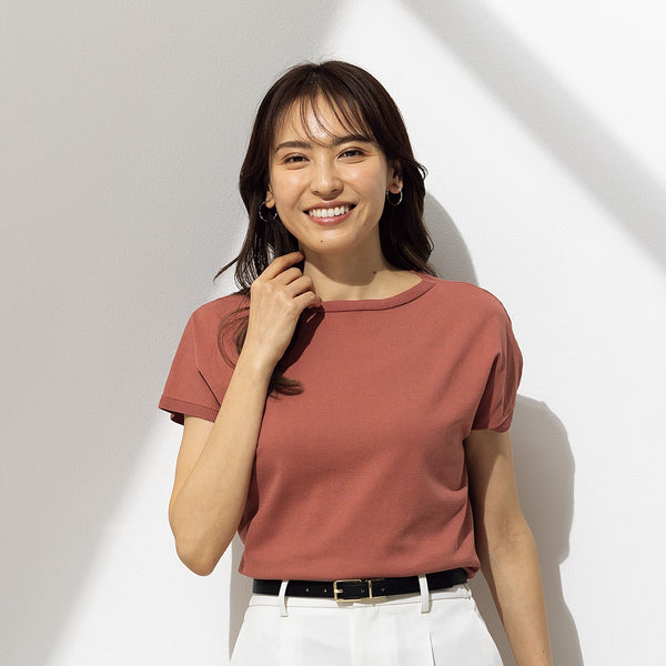 【メーカー再生品】 Short Sleeve Boat Neck Knit Top [A37_MW25SS226] | AOKI GLOBAL トップス