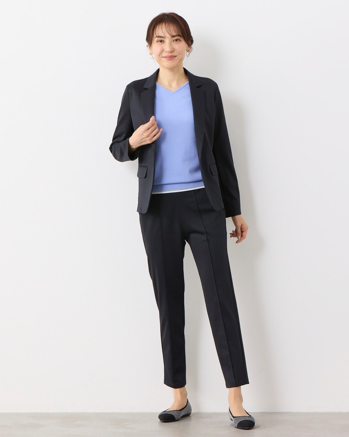 Pajama Suits 2-way Stretch Jersey Cropped Pants_02
