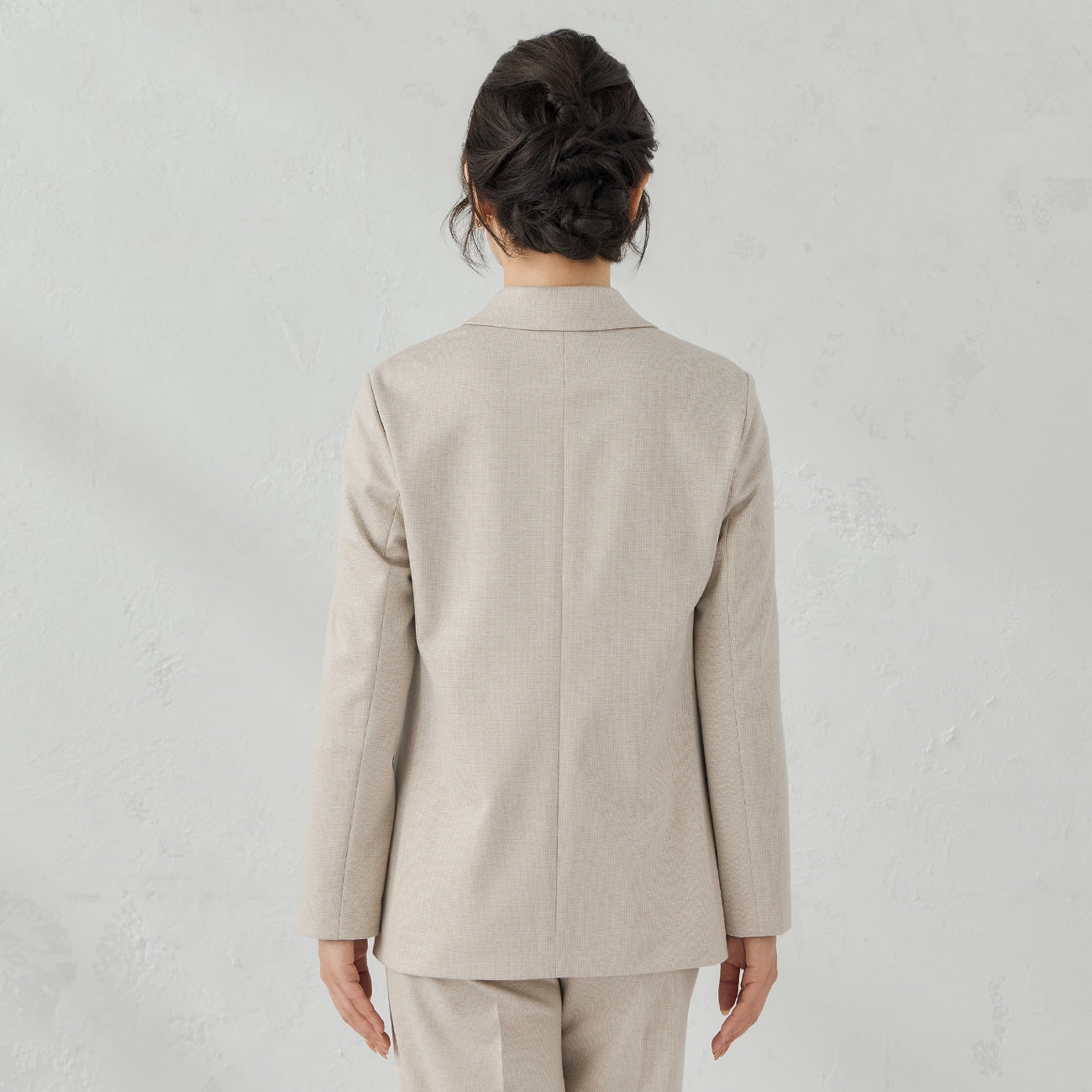 睡衣西裝 粗花呢針織衫雙排扣外套