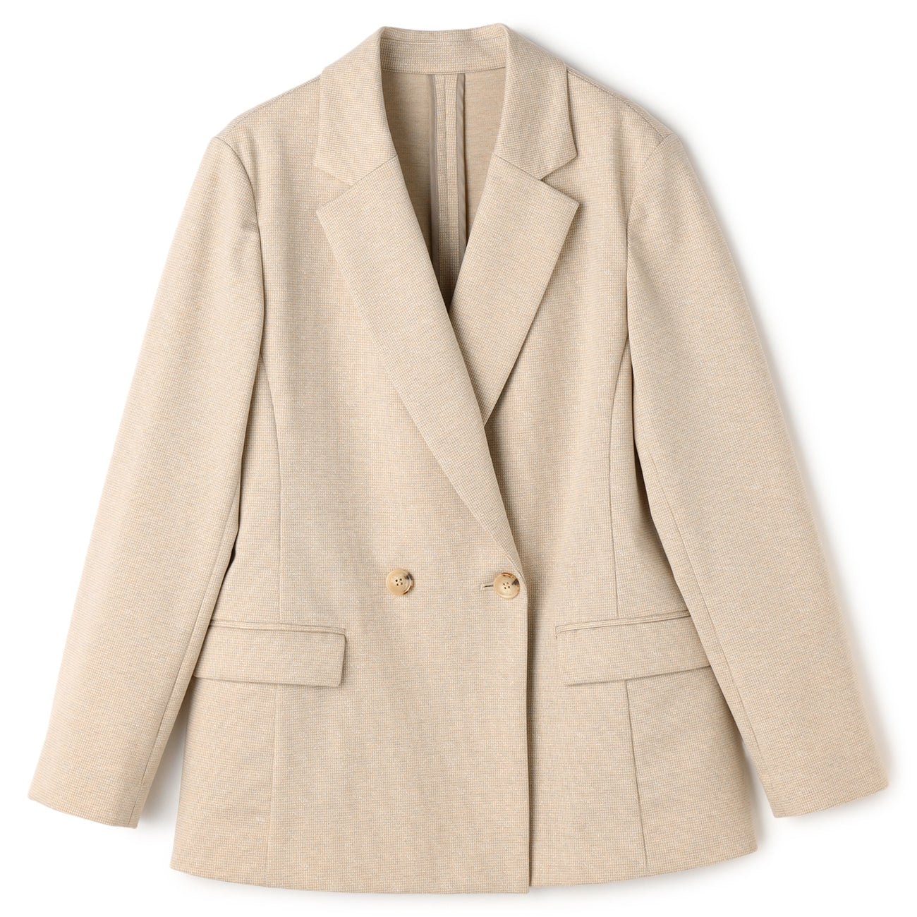 睡衣西裝 粗花呢針織衫雙排扣外套