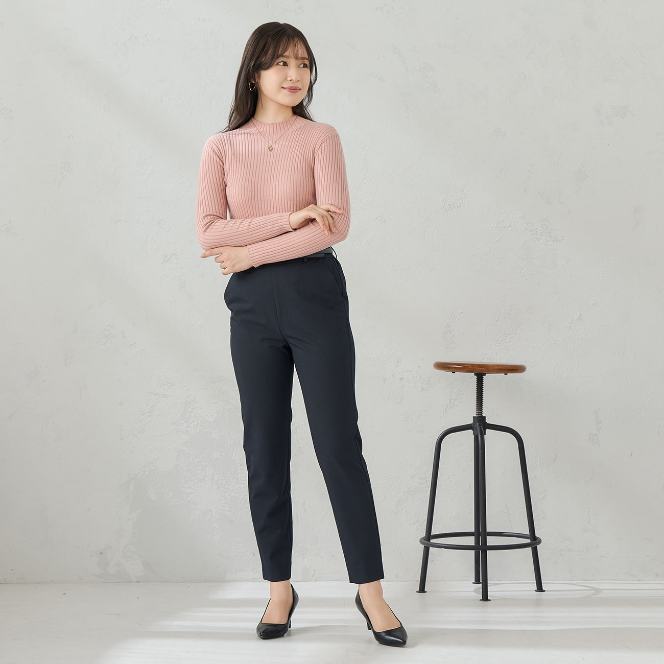 睡衣西裝 Jersey-Like Cropped Pants_03