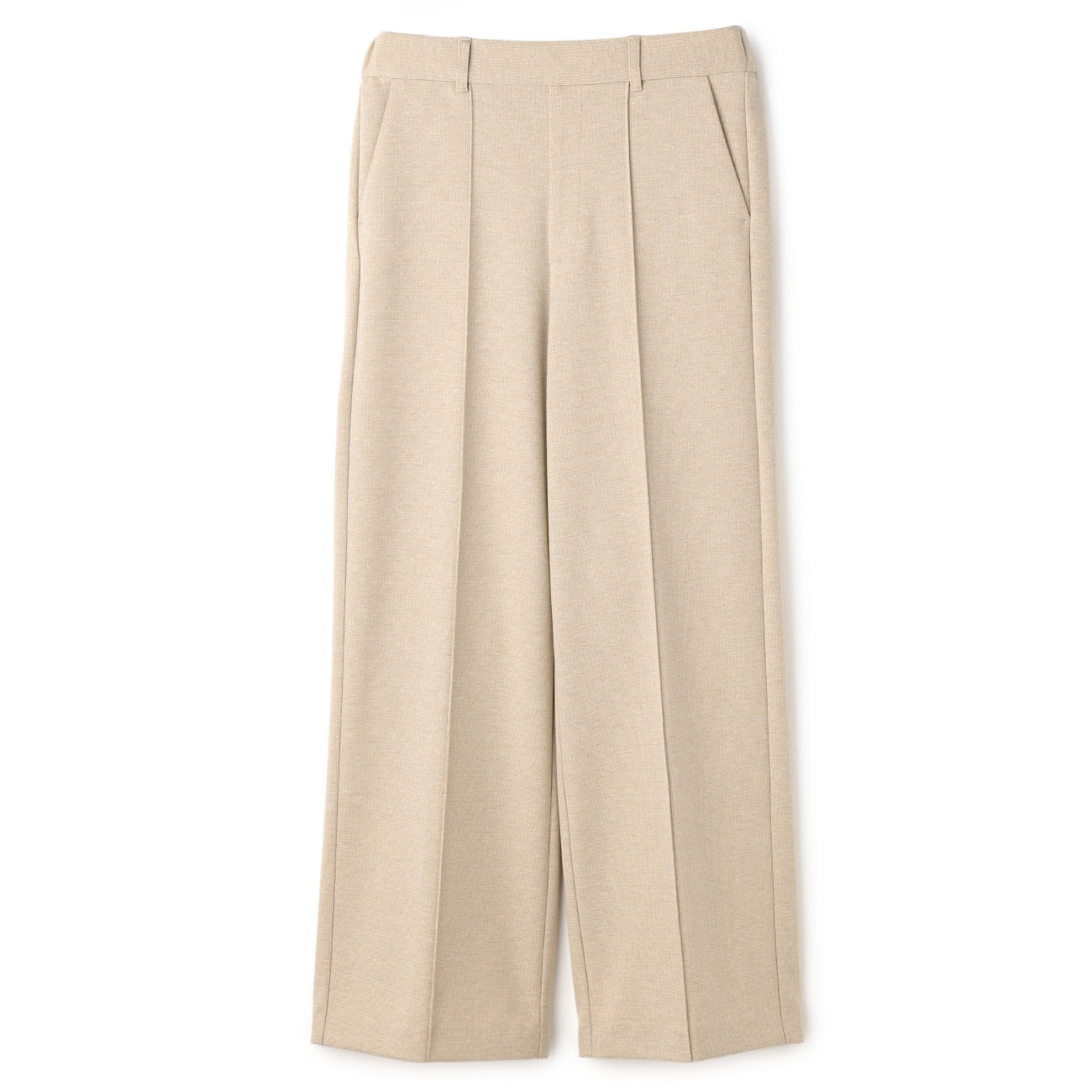 睡西服斜纹软呢半宽松长裤_07