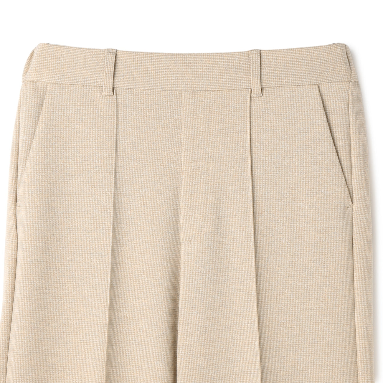 睡西服斜纹软呢半宽松长裤_08