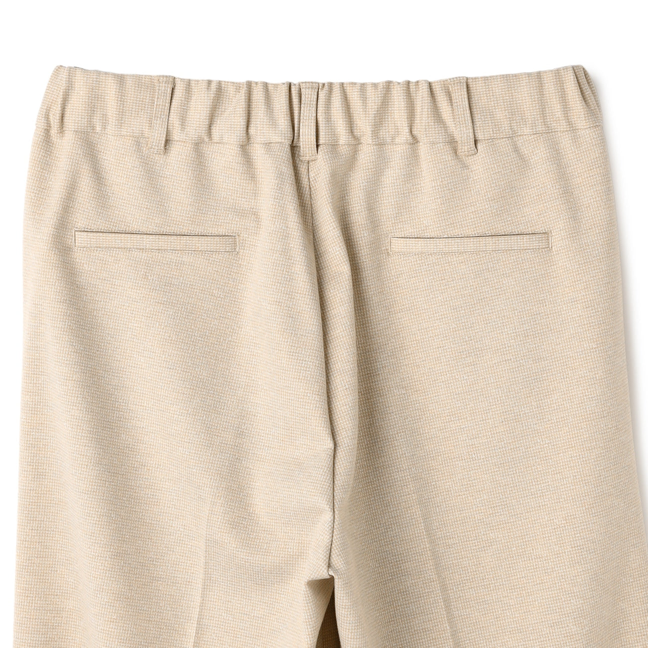 睡西服粗花呢半宽松长裤_09