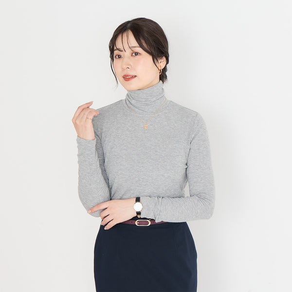 Turtleneck Knit Top - Gray [A70_MW25A10M] | AOKI GLOBAL