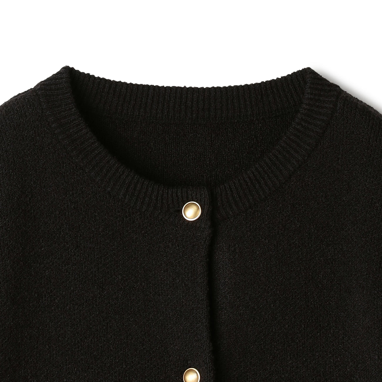 针织外套 - 黑色_08