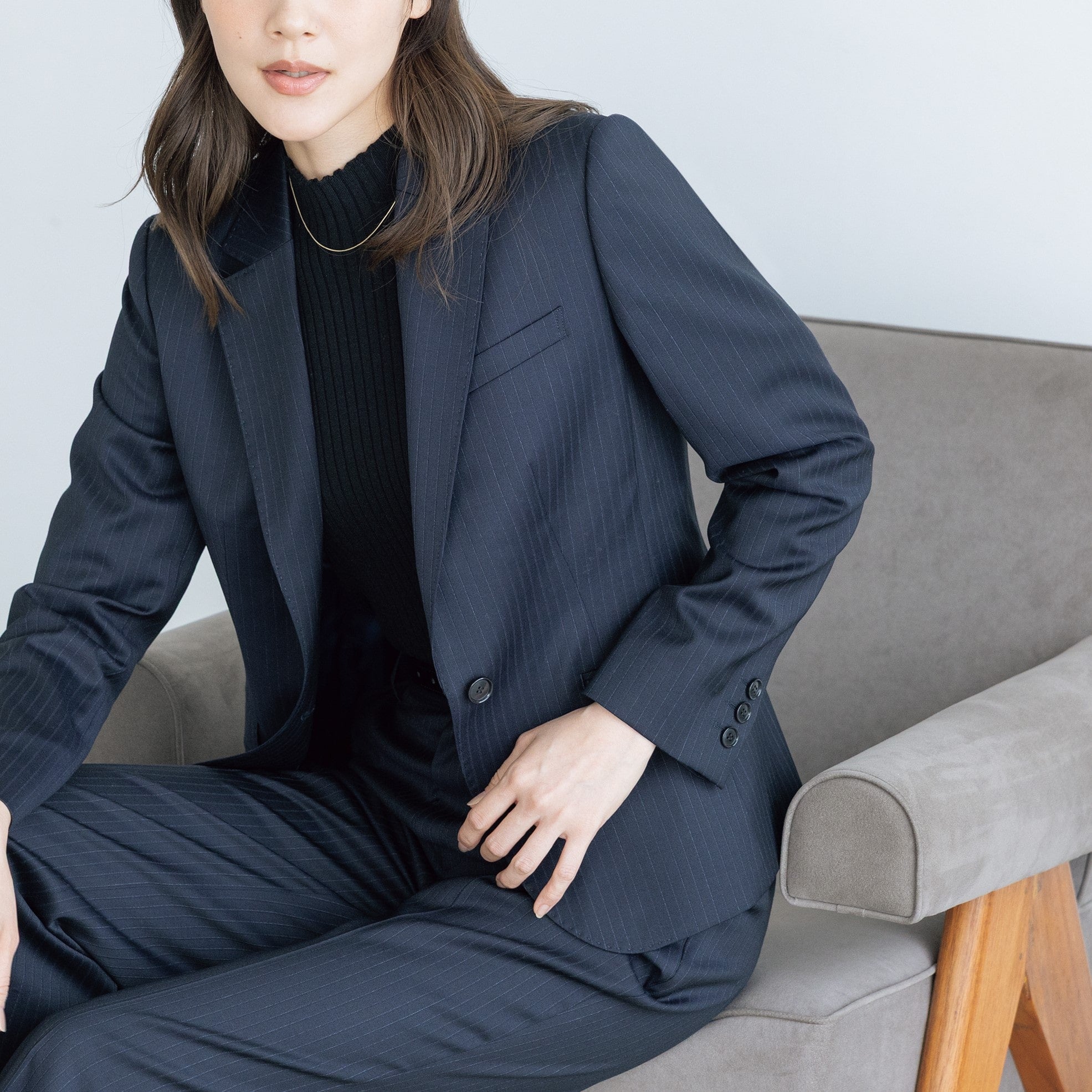 高领罗纹针织上衣_18