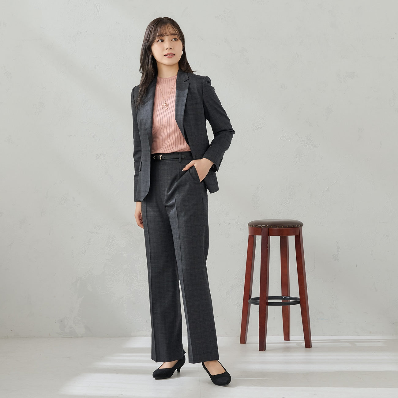 高领罗纹针织上衣_04