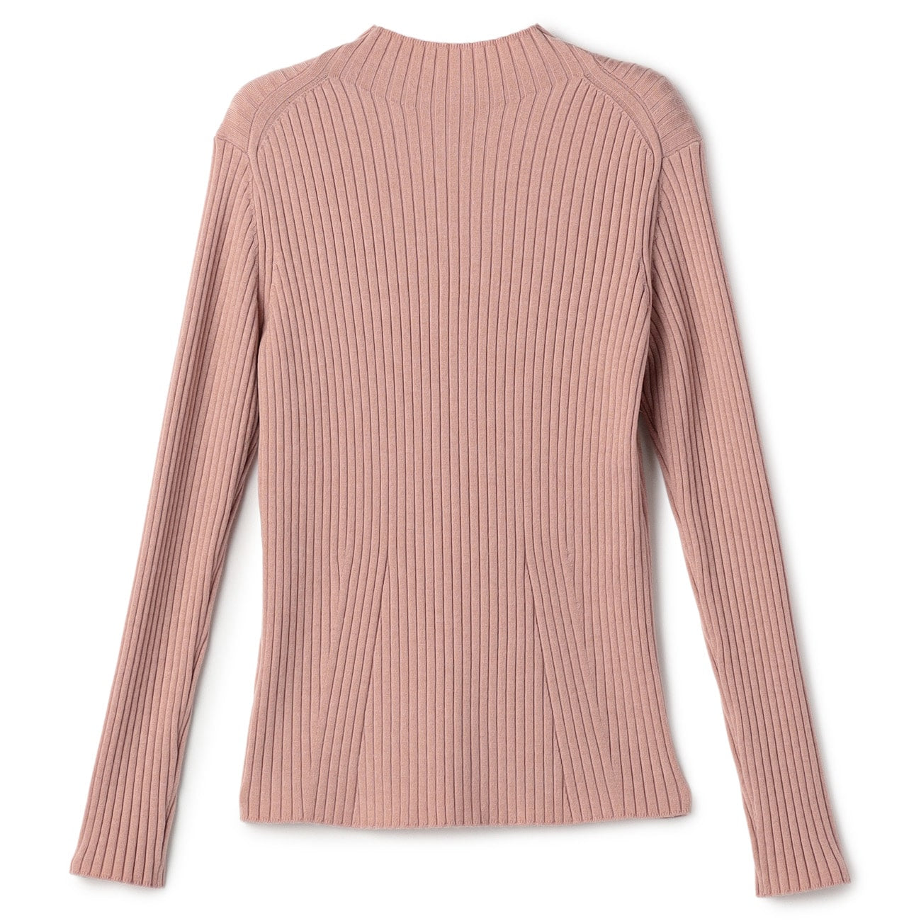 高领罗纹针织上衣_11