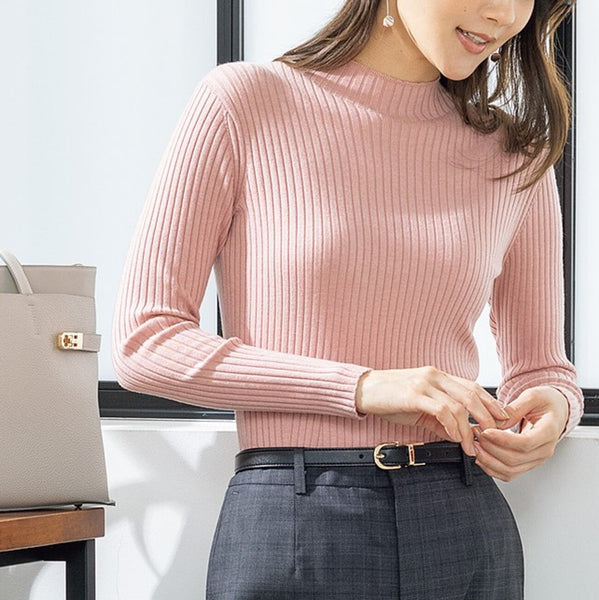 トップス 2WAY NECK RIB KNIT High Neck Rib Knit Top [A70_MW25AW230] | AOKI GLOBAL