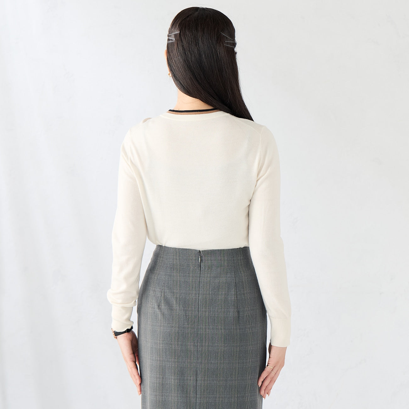 可機洗  混紡 羊毛絲綢領結 