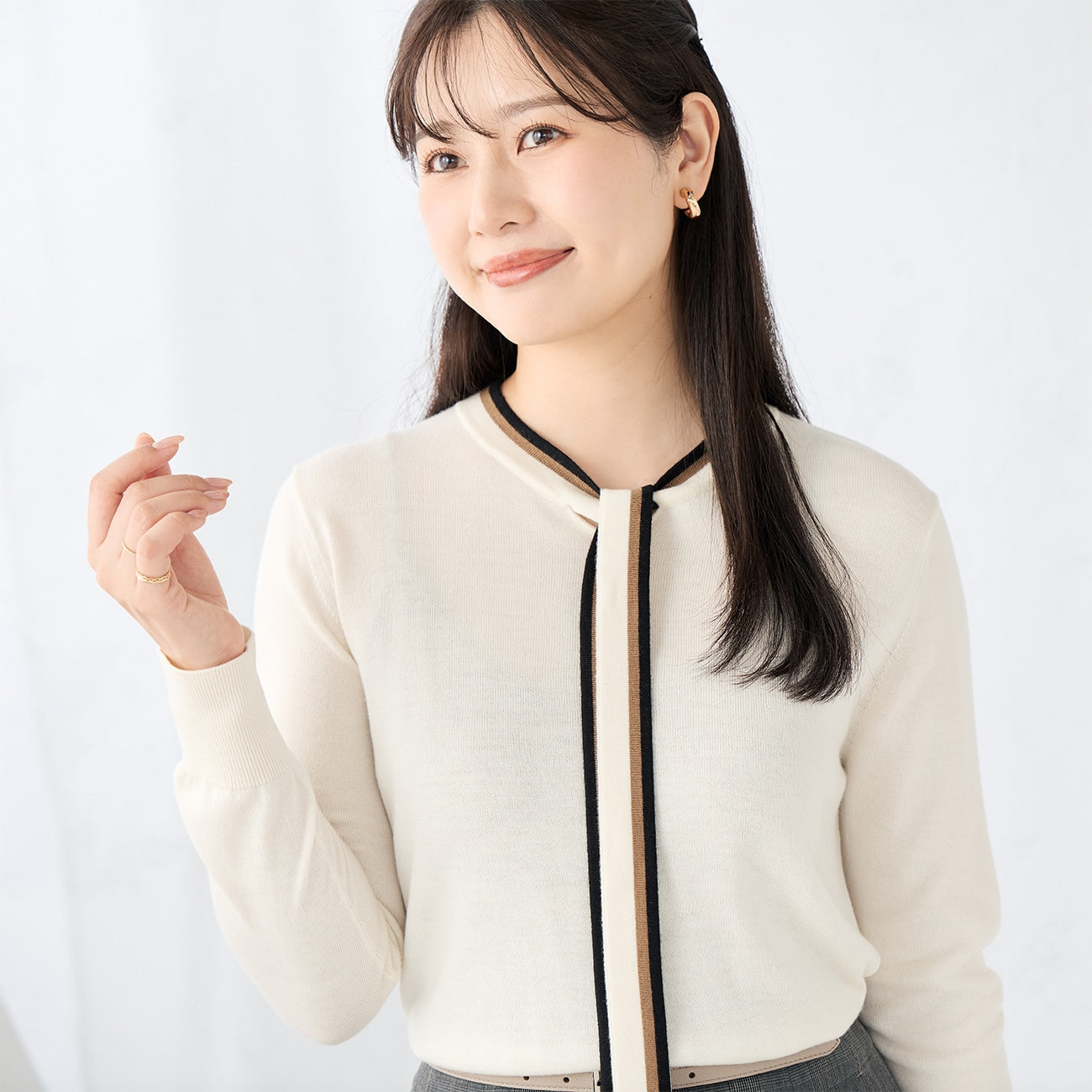 可機洗  混紡 羊毛絲綢領結 