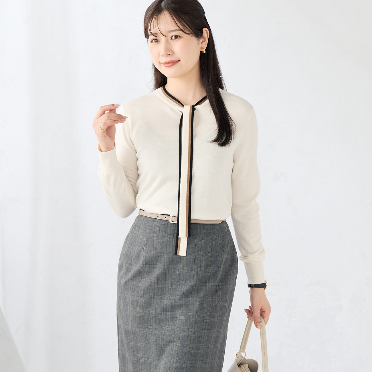 可機洗  混紡 羊毛絲綢領結