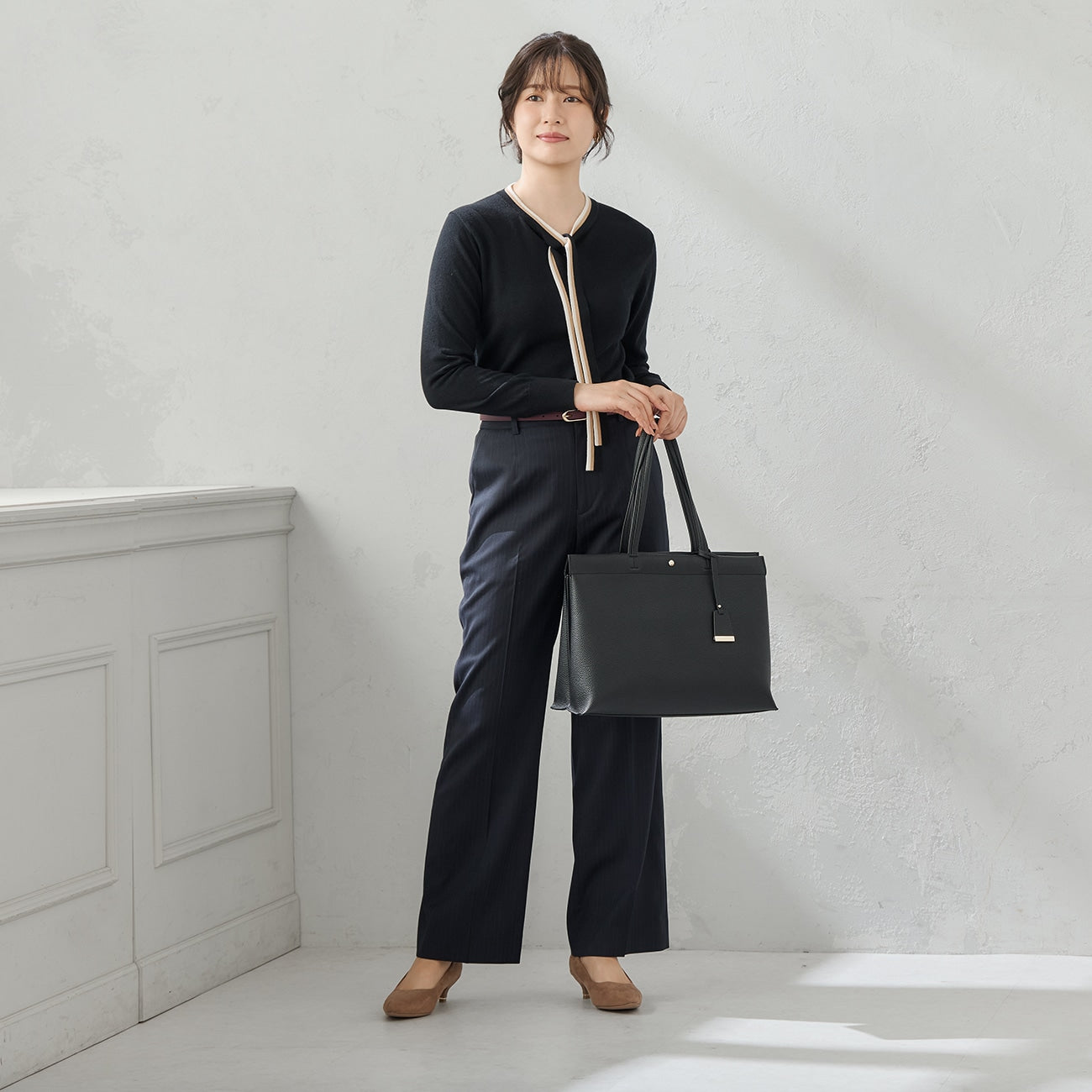 可機洗  混紡 羊毛絲緞領結 