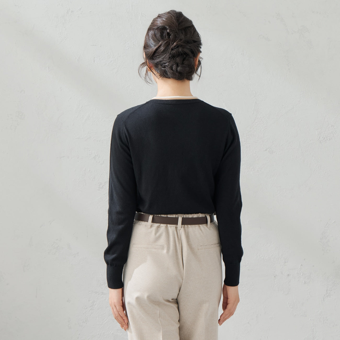 可機洗  混紡 羊毛絲綢領結 