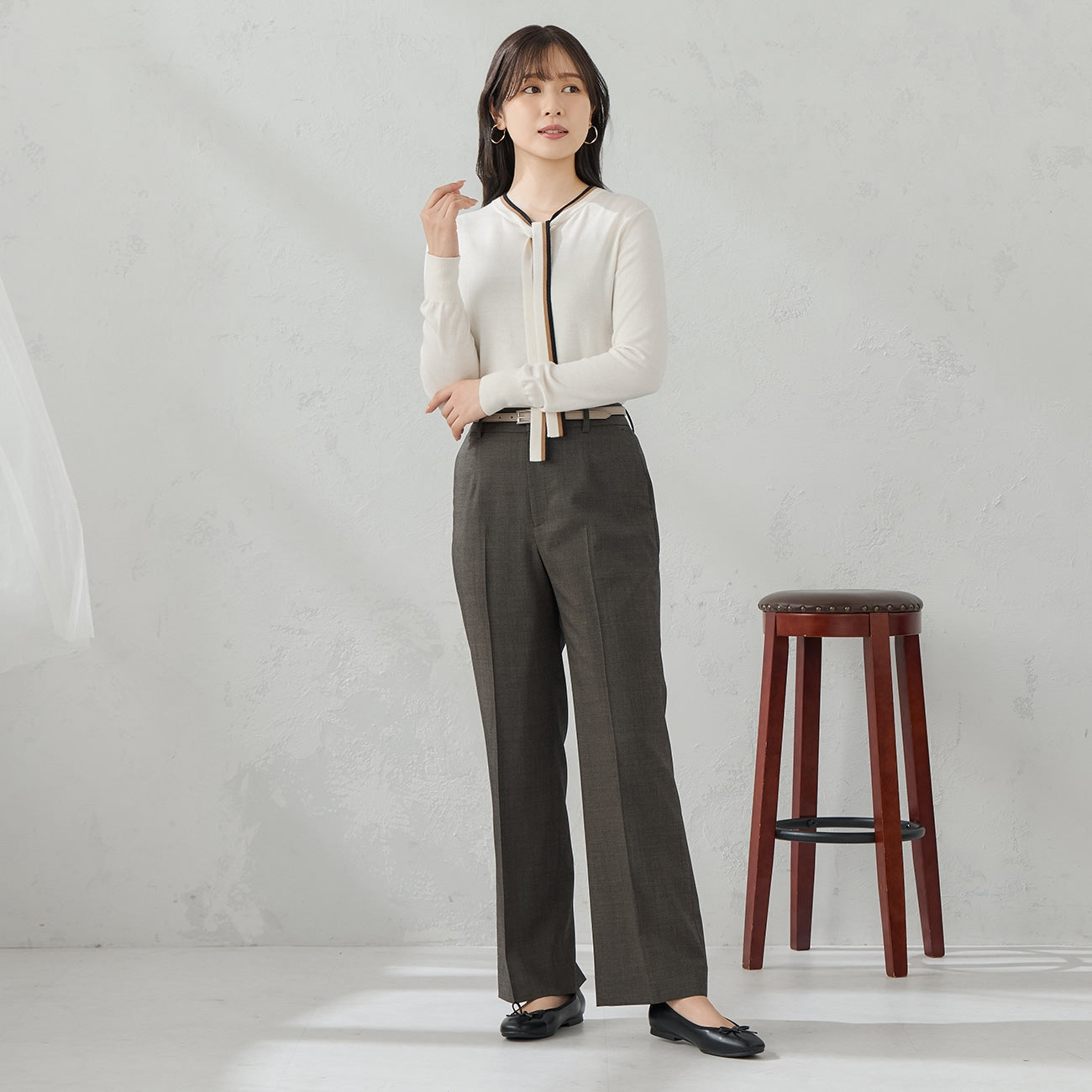 可機洗  混紡 羊毛絲綢領結