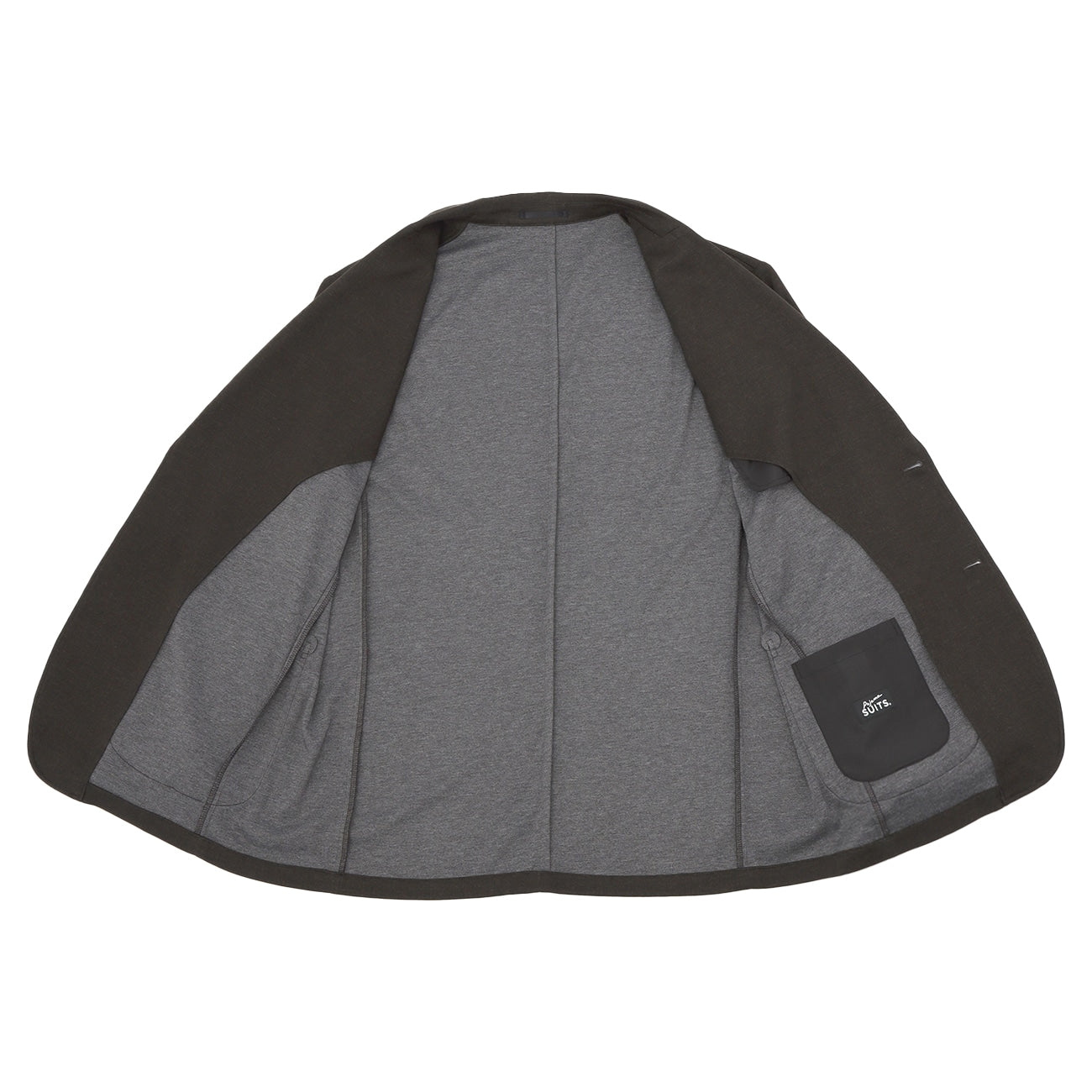 SizeMax 睡衣西裝 Printed Jersey外套 -灰
